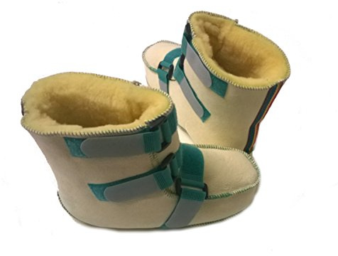 Orgaterm Reha-Schuhe mit Schaf-Fell und Klett 37/38