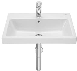 Roca,The Gap,Lavabo de porcelana mural,Blanco,600mm x 460mm x 175mm,A3270M1000
