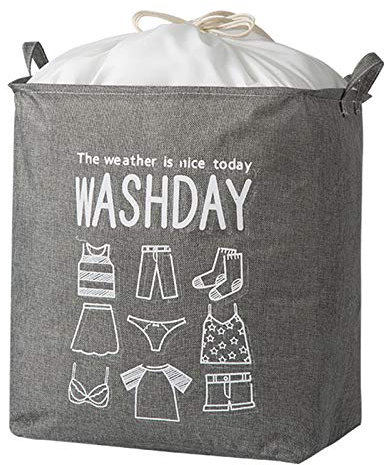 Yolistar Cesto portabiancheria Grande, Coulisse Portabiancheria Bagagli Sorter, Cesto per Il Bucato con Coperchio, Antipolvere e Impermeabile Organizzatore di Giocattoli Piegabile
