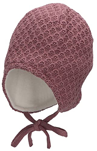 Sterntaler Mädchen Mütze GOTS Strickmütze Bindebändern