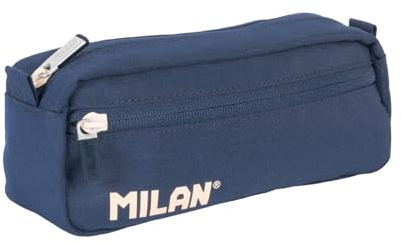 PORTATODO RECTANGULAR 2 CREMALLERAS SERIE 1918, AZUL MARINO MILAN