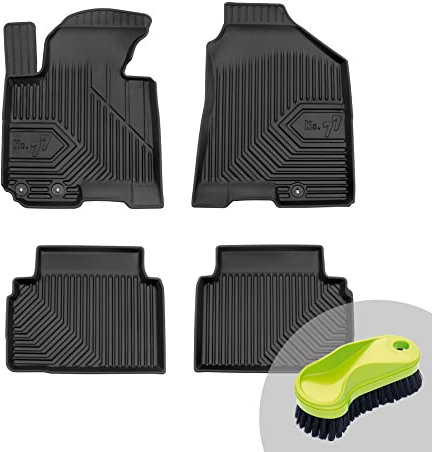 FROGUM No.77 Gummimatten Ganzjahresset von Auto Fußmatten Autofussmatten für Hyundai ix35 2009-2015, für Hyundai Tucson II 2009-2015 | Langlebiges TPE Material