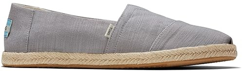 TOMS Homme Alpargata Rope Classic Semelle de Mocassin, Medium Grey, 44 EU