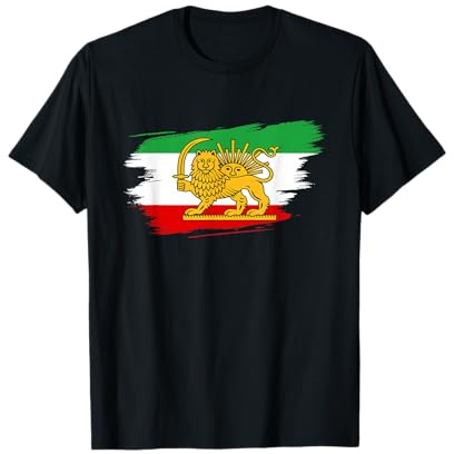 Iran for Men and Women Iranian Flag Lion Persian T-Shirt