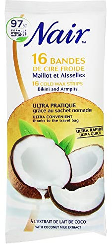 Kaltwachsstreifen, Trikot und Achseln, 16 Stück – Nair – Körperpflege