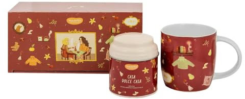 Neavita - Coffret rouge câlins de thé avec infusion maison douce et tasse