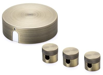 ORION LIGHTSTYLE Distributor set with junction box incl. 3 pin ceiling pin canopy ceiling box rosette junction box cover patina antique