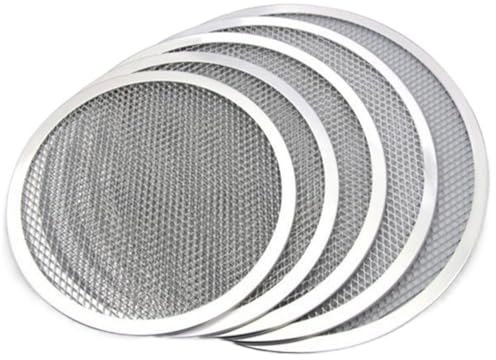 WANGZEYU Piatti Pizza 1 teglia da Forno for Pizza Antiaderente for Pizza in Metallo da 6-22 Pollici Piatti per Pizza(Color:22inch-55.88cm)