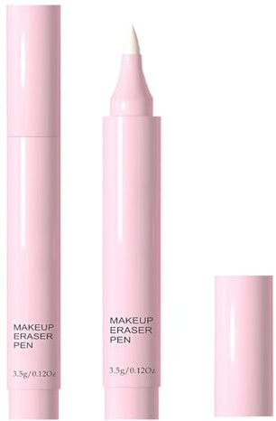 Augen-Make-up-Korrekturstift – Augen-Make-up-Entferner-Stift, Make-up-Radierstift, Make-up-Korrekturstift für Lippenstift, Eyeliner, Augenbrauen, Lidschatten, Mascara