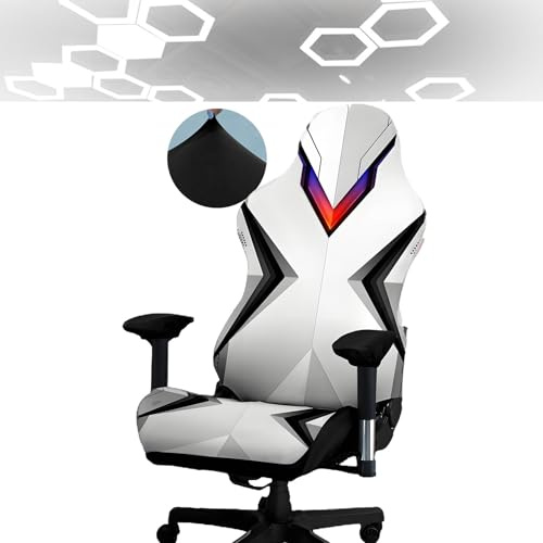 Tedkoo Fundas para sillas de Juego, Fundas para sillas elásticas Patrones de Coches de Carreras para Oficina Gaming Computer Chair(Without Chair)(Gaming Motif F)