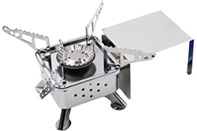 Milisten Cuisinière de Pique- Portable Mini Cuisinière de Camping à Gaz de Cuisine Extérieure Pliable Amortisseur