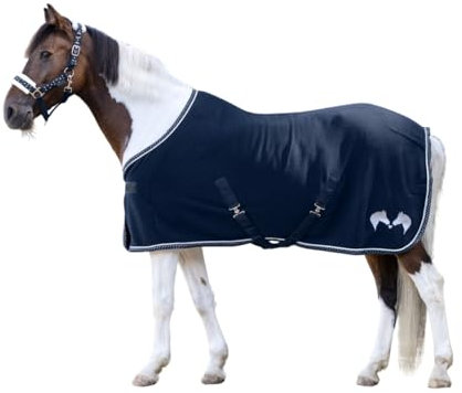 WALDHAUSEN Fleecedecke Lucky, Nachtblau, 135 cm