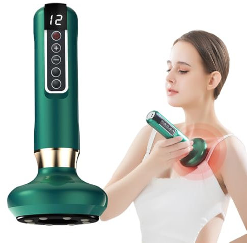 Handheld Cellulite Massager, 2025 Neuestes Cellulite-Massagegerät Cellulite Maschine, Schröpfgerät zur Reinigung der Meridiane Hand Held Body Sculpting Machine für Bauch Taille Arme Beine (Grün)