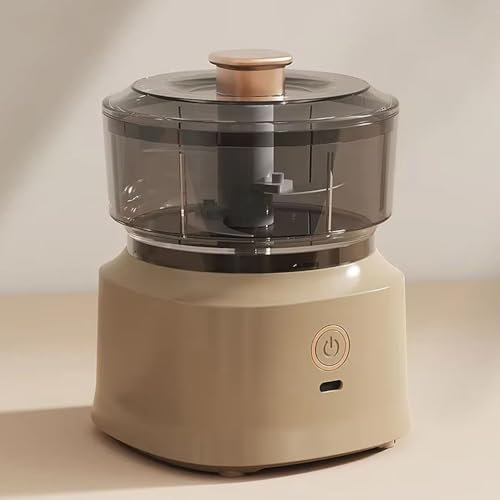 Mini picadora eléctrica de alimentos - Molinillo de ajo de carga USB, picador de verduras de 350 ml, herramienta de cocina automática a prueba de salpicaduras para cebollas, carne, especias, ajo y