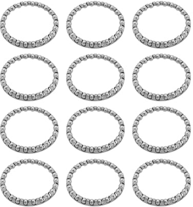 SG Store 12Pcs 5/32 Inch Bicycle Headset Caged Ball Bearing Suitable For 1 1/8-Inch Headset Road Bike Mountain Bikes 22 Balls (40x33mm)