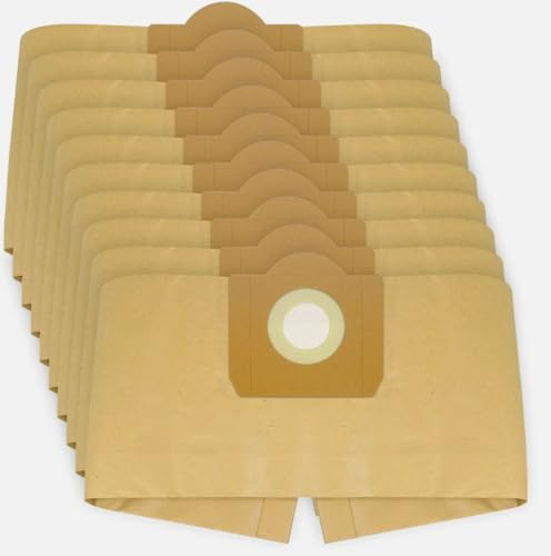Strong Dust Bags Compatible for DeWalt DXV23PTA 23L DXV38S 38L DXV20PA 20L Wet & Dry Vacuum Cleaner (Pack of 10)