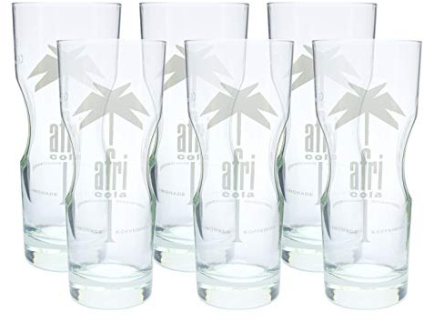 6 AFRI-COLA AFRI COLA LONGDRINK GLÄSER 0,2l GLAS LONGDRINKGLÄSER