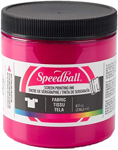 Speedball Fabric Screen Printing Ink, 8-Ounce, Process Magenta