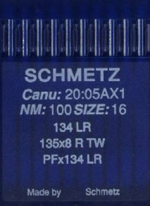 10 Nadeln 134 LR Schmetz Stärke 100 Leder