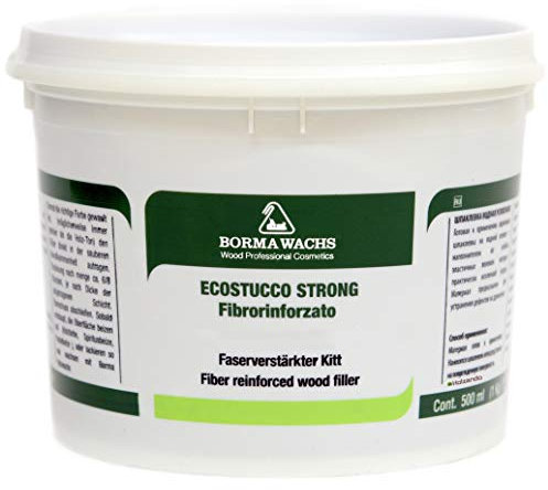 BORMA Faserverstärkter Holzkitt Spachtelmasse Extra Strong 1kg - Mahagoni - 62