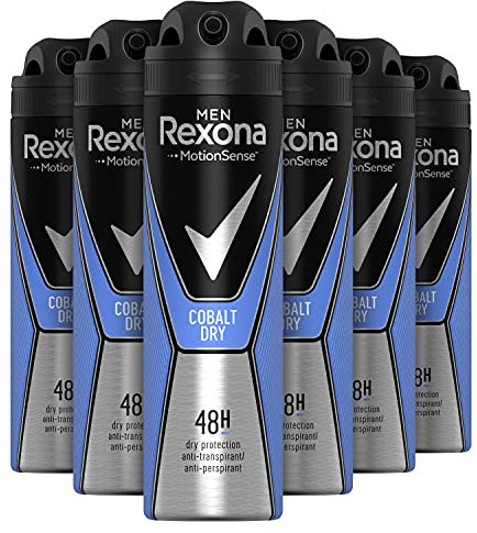 Rexona Cobalt Deospray Men, 6er-Pack (6 x 150 ml)