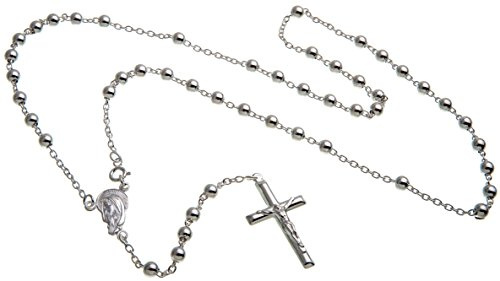 Silberketten Store Rosenkranz Laurenzo, Rosenkranzkette 925 Silber, Länge wählbar von 45-90cm