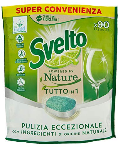 Svelto Powered By Nature, Tutto in 1, 90 Lavaggi