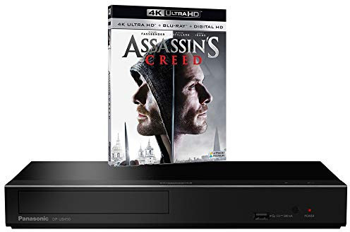Panasonic DP-UB450 MULTIREGION Blu-ray Player Bundle with Assassins Creed Ultra HD 4K Blu-ray Disc