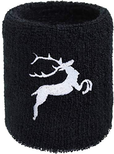 EXPRESS-STICKEREI Schweissband Motiv Design Schweissband mit Stickerei Schweißband Bestickt & Absorbierendes Frottee | Jogging Berlin Wristband Geschenk Sporttraining Schweiß-Armband