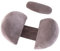 MINGPINHUIUS Cuscino per Gravidanza, Cuscino gravidanza per Dormire a Forma di U Cuscino per Pancia, Fianchi,Gambe,La Schiena, Cuscino premaman, Rimovibili Lavabili (grigio scuro)