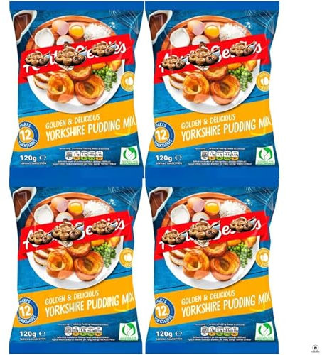 Yorkshire Pudding Mix Bundle With Aunt Bessies Homebake Yorkshire Pudding Mix 120g (4 Pack)