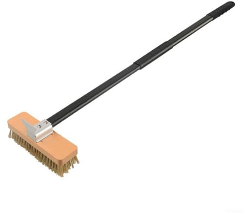 Pizza Oven Cleaning Brush With Scraper, Pizza Stone Brush, Pizza Oven Accessories, Cleaning Brush, Pizza Stone Cleaner, Pizza Oven Tools