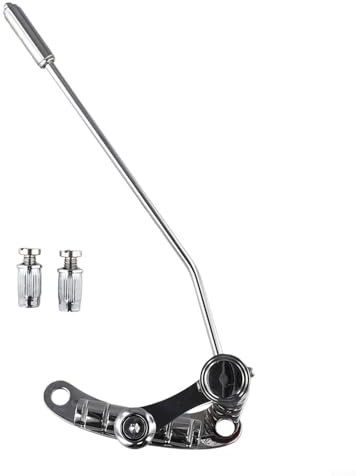 Guitarists Choice - Zuverlässige Chrom-Komponenten inklusive Tremolo-System zur Klangsteigerung (Schwarz)