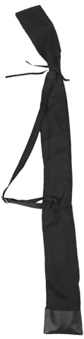 PartyKindom Étui de Transport Compact et Portable en Tissu Coton Noir de Tai Chi et Sabre en Bambou, Arts Martiaux Voyages