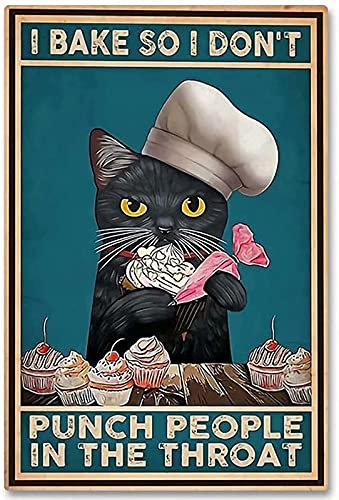 Yelacecca Tin Sign Vintage Punch People Suitable For The Room Living Room Bar Garage Club Wall Decoration Metal Sign Vintage Metal Sign Poster 8X12 Inches