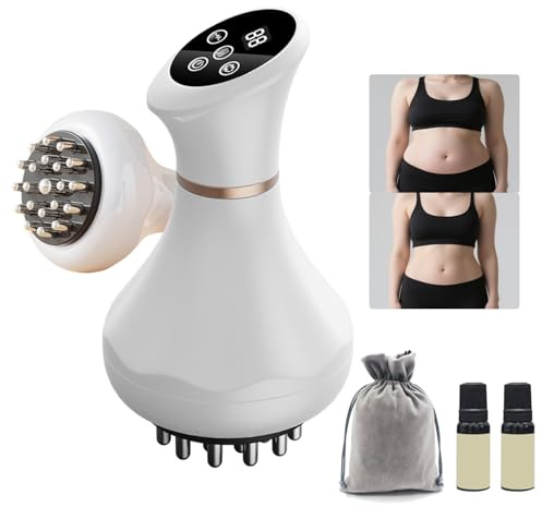 FREECOZYER Lymphdrainage-Massagegerät & Cellulite-Massagegerät, Nordic Sculpt Maschine mit Multi-Mode-Technologie, Wärme- und Lichttherapie, für Beine, Arme & Bauch, Körperformungsmaschine (Weiß1)