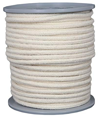 Gepotex Schnur Seil Baumwollseil - Länge 50 Meter - Ø ca. 6mm - sehr weiche Qualität aus unbehandelter Rohbaumwolle Made in Germany, biologisch abbaubar und umweltfreundlich