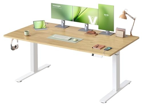 VASAGLE Electric Standing Desk, USB C Port, Cable Tray