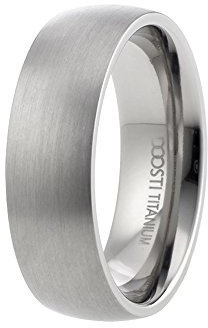 DOOSTI Freundschaftsring/Partnerring Faith Titan mit Gratis Gravur