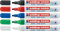 5er Set edding 4095 Fenster-/Kreidemarker, 2-3mm [Grundfarben] | Schwarz, Blau, Rot, Grün und Weiß