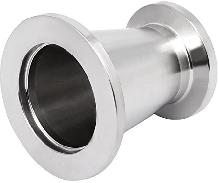 Aexit Stainless Steel Vacuum Reducer Conical Flange Adapter KF25 to KF16 Silver Tone (d03a0f3006b409a4b29f688f439ba7bb)