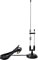 UAYESOK VHF UHF 2m/70cm Dual Band Mobile Radio Antenna Magnetic Base Aerial - PL259 Plug With 13ft(4m) RG-58 Coax Cable For Vehicel Car Bus Taxi Transceiver Police Scanner Ham Radio(Black)