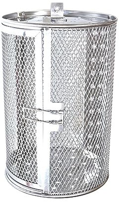 Sharplace Rotisserie-Grillröster, Trommelröster, Trommelofen, Heizung, BBQ, rollender Grillkorb, Rotisserie-Grillkäfig, Rotisserie-Grillkorb zum Grillen