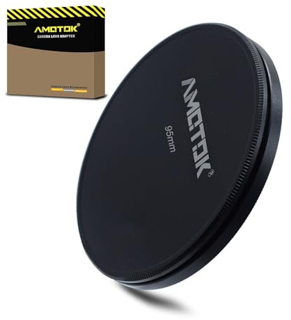 Capuchons de filtre en métal de 95 mm, compatibles avec tous les filtres d'objectif d'appareil photo de 95 mm (UV, CPL, ND, lentille filetée), produits d'outils CNC ultra précis.