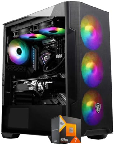 AGM store Pc Gaming RYZEN 7 7800X3D- Scheda video RTX 5060 TI 8GB - RAM 32GB DDR5 6000mhz - Nvme 1TB gen4 - Dissipatore a Liquido 240mm - Wifi - Licenza W11