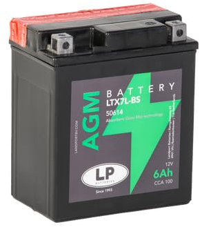 Batería Moto AGM LTX7L-BS (12V 6Ah)