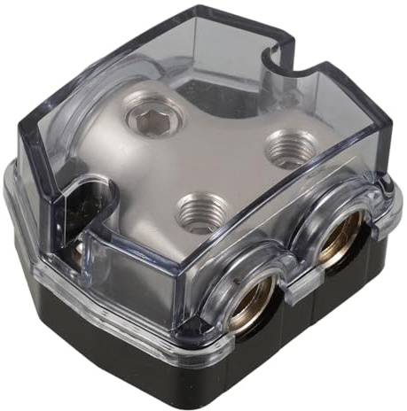 LIFKOME Portafusibili Auto Audio in Lega Robusta con Protezione Sovraccarico Blocco Fusibili Amplificatore per Impianti Stereo Auto Installazione Facile Senza Competenze Professionali