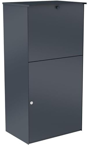 KNOBLOCH Paketbox KNOBOX PRO 10 - XXL Paketkasten, rostfrei wetterfest, Anthrazit RAL7016