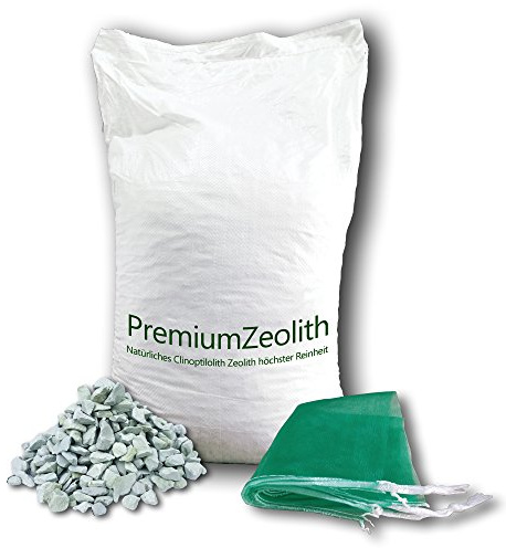 ZEOLITH, 2 sacchi di zeolite naturale per filtraggio laghetti o acquari, con grana da 5-8 mm