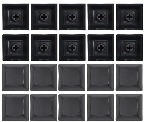 MONOJLY DSA 1U Keycap Set PBT Blank Keycaps DSA Profile 1U Height Keycap Set For Gaming Mechanical Keyboard 20PCS
